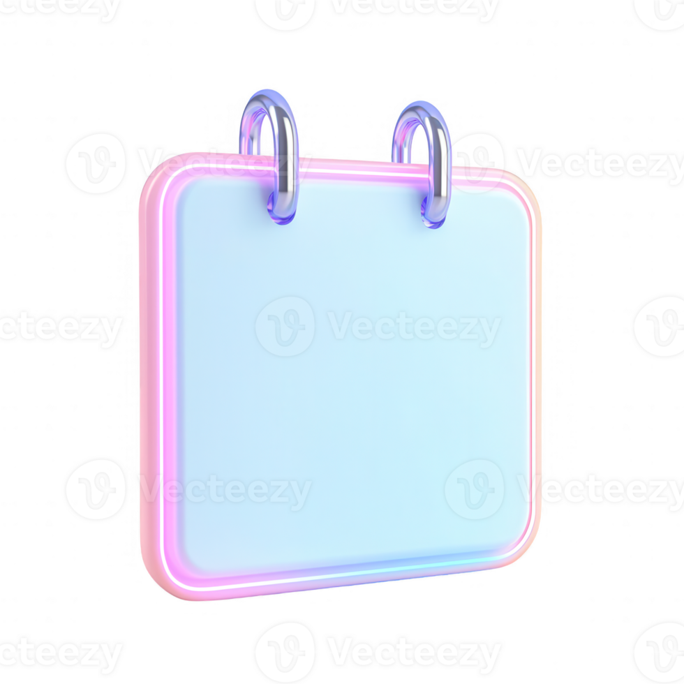 A vibrant digital calendar ready for customization and organization. png