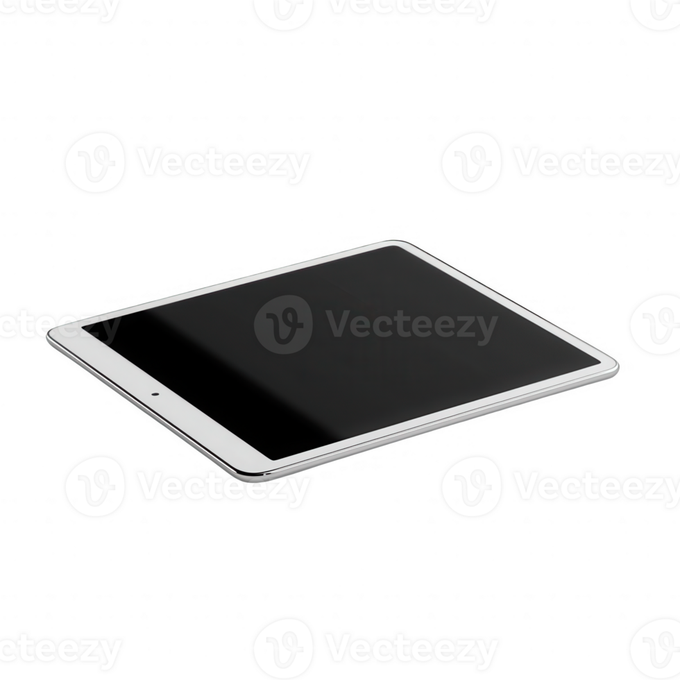 Sleek tablet device showcasing modern design and innovation. png