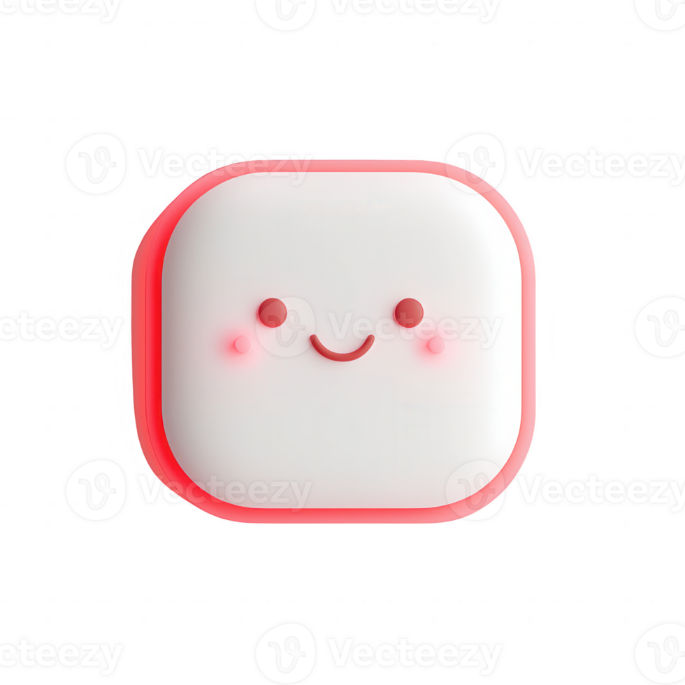 A cute, smiling icon designed to bring joy and positivity. png