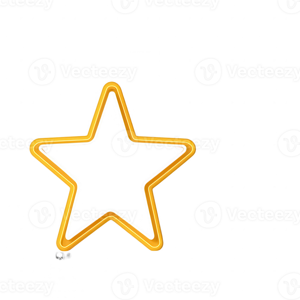 A vibrant graphic star design, perfect for various creative projects and promotions. png