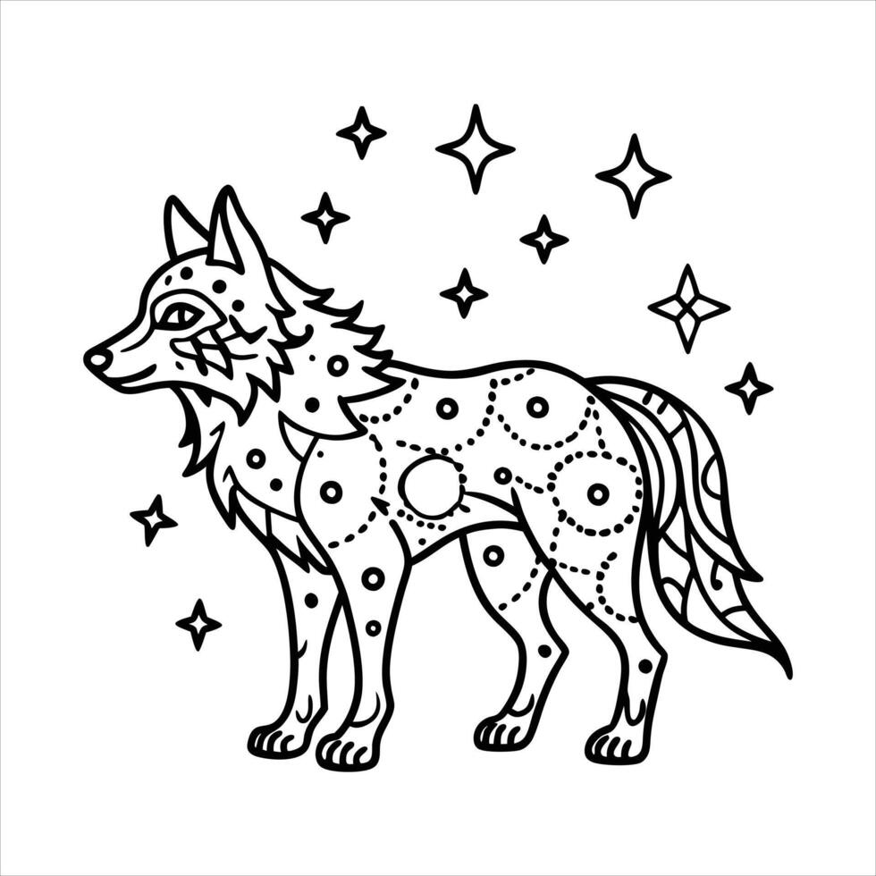 Celestial Wolf Vectors