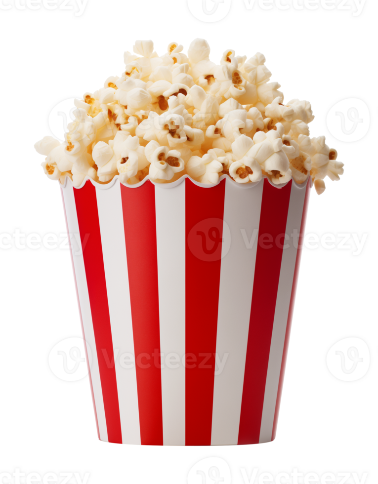 Popcorn Isolated on Transparent Background png