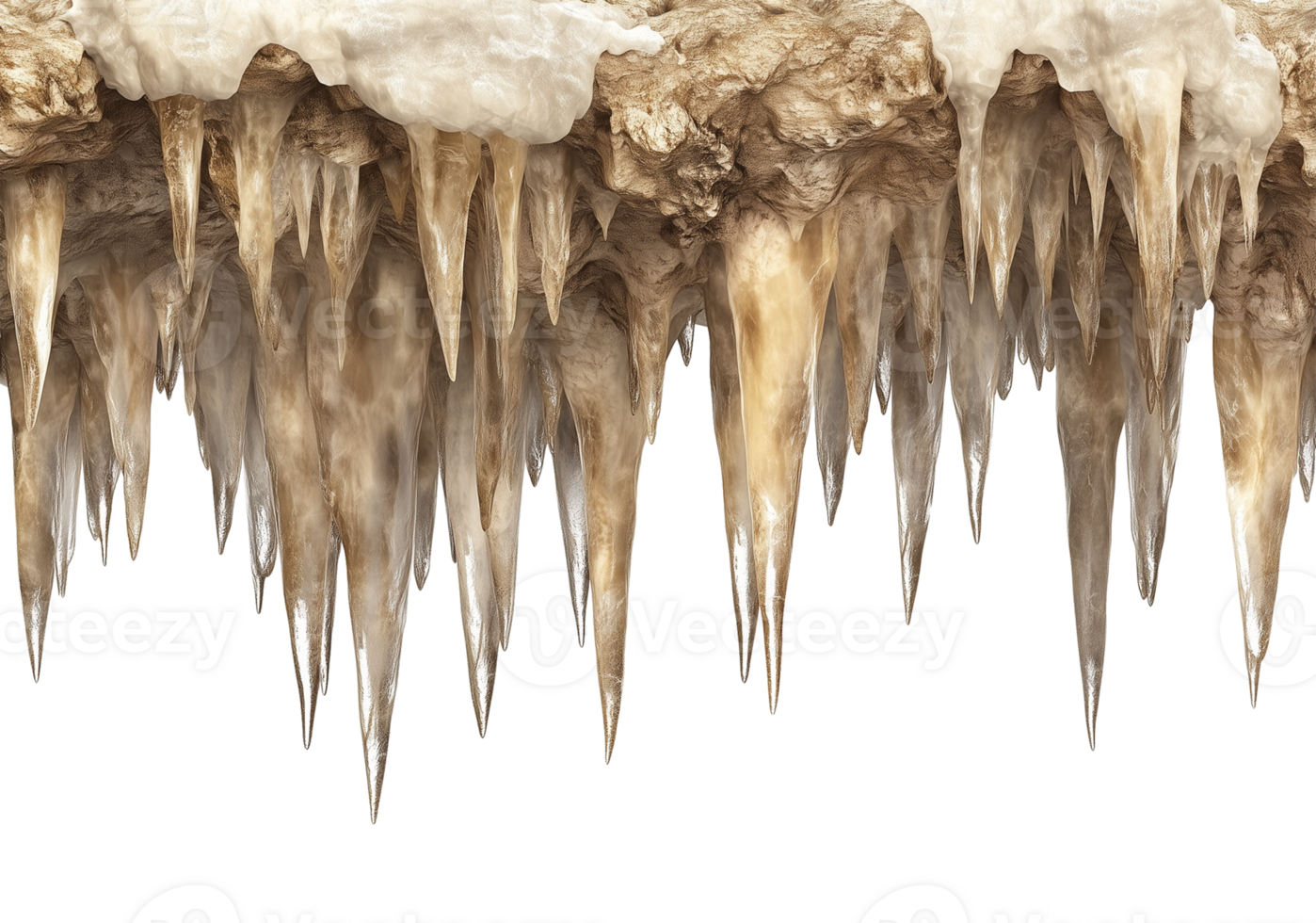 Stalactite Isolated on Transparent Background png