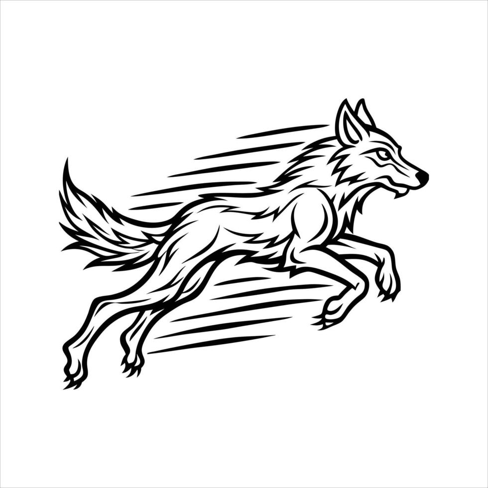 Wolf Line Vectors