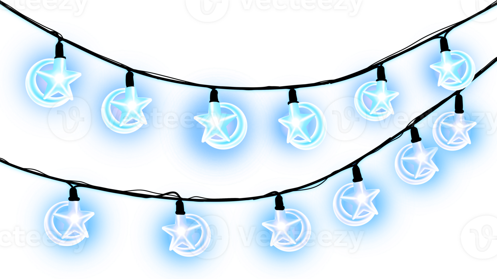 festive decor lights png
