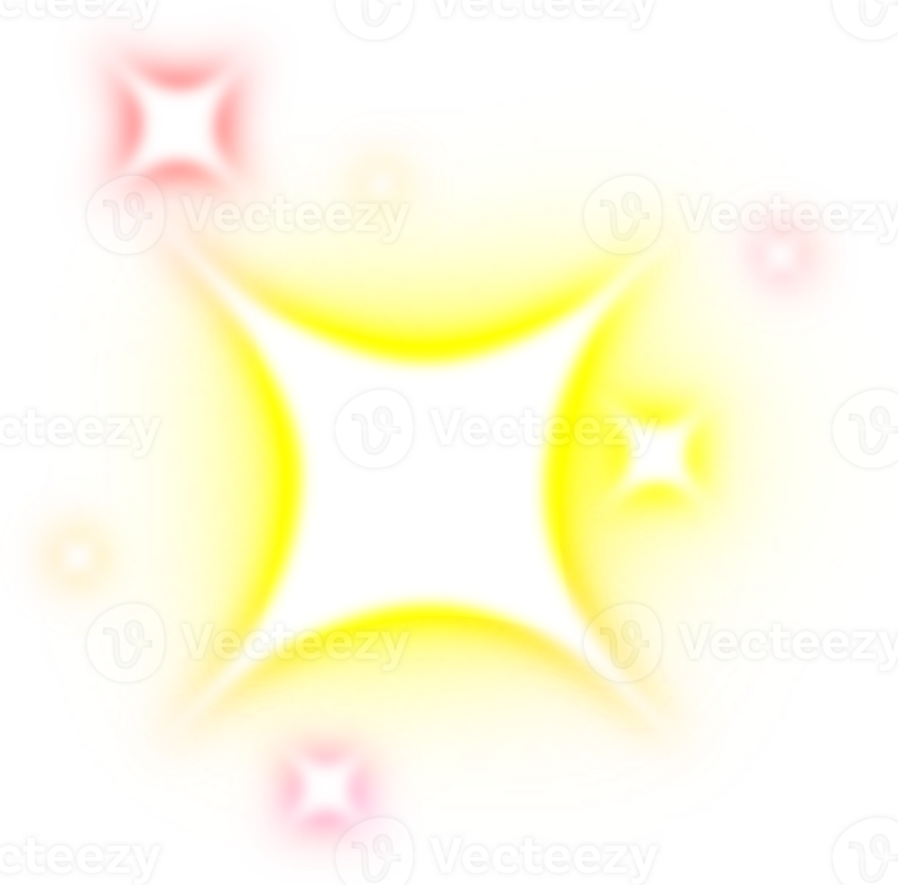 yellow starburst light png