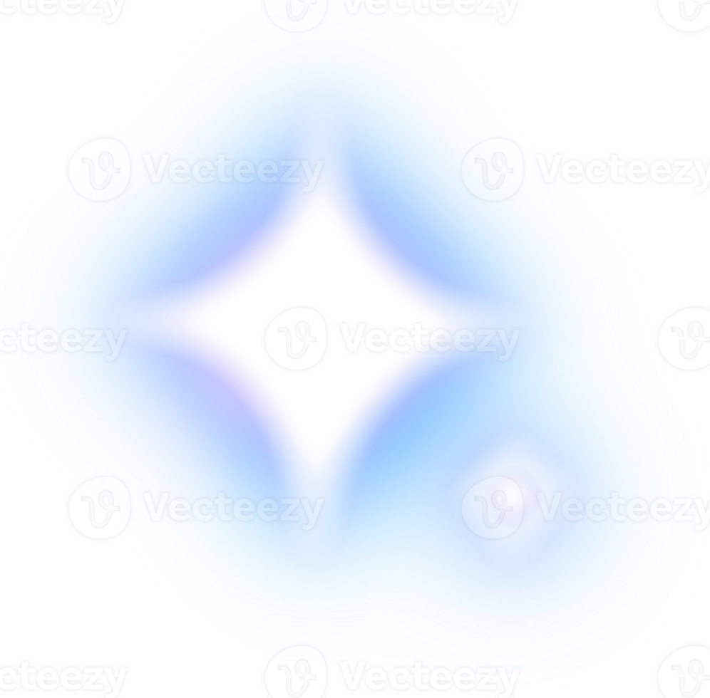blue shining energy icon png