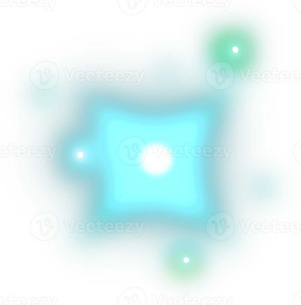 blue sparkling radiant png