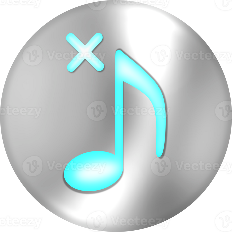 Mute metallic system png