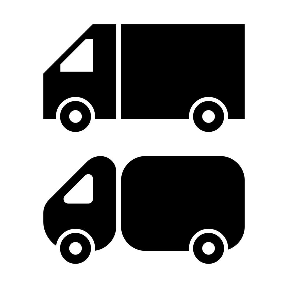 Truck icon, delivery sign. vector