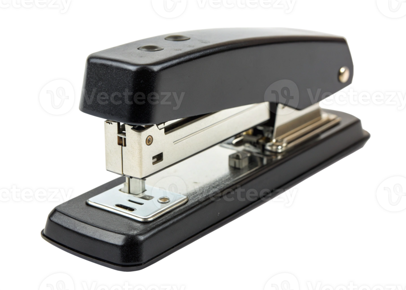 Black HeavyDuty Office Stapler, Metal Staples, Paper Fastener png