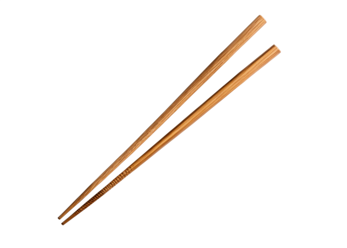 Elegant Wooden Chopsticks Pair, Asian Cuisine Dining Utensils png