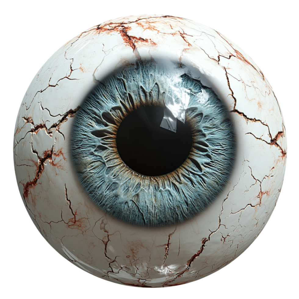 Realistic Eye Close-Up Red Veins png