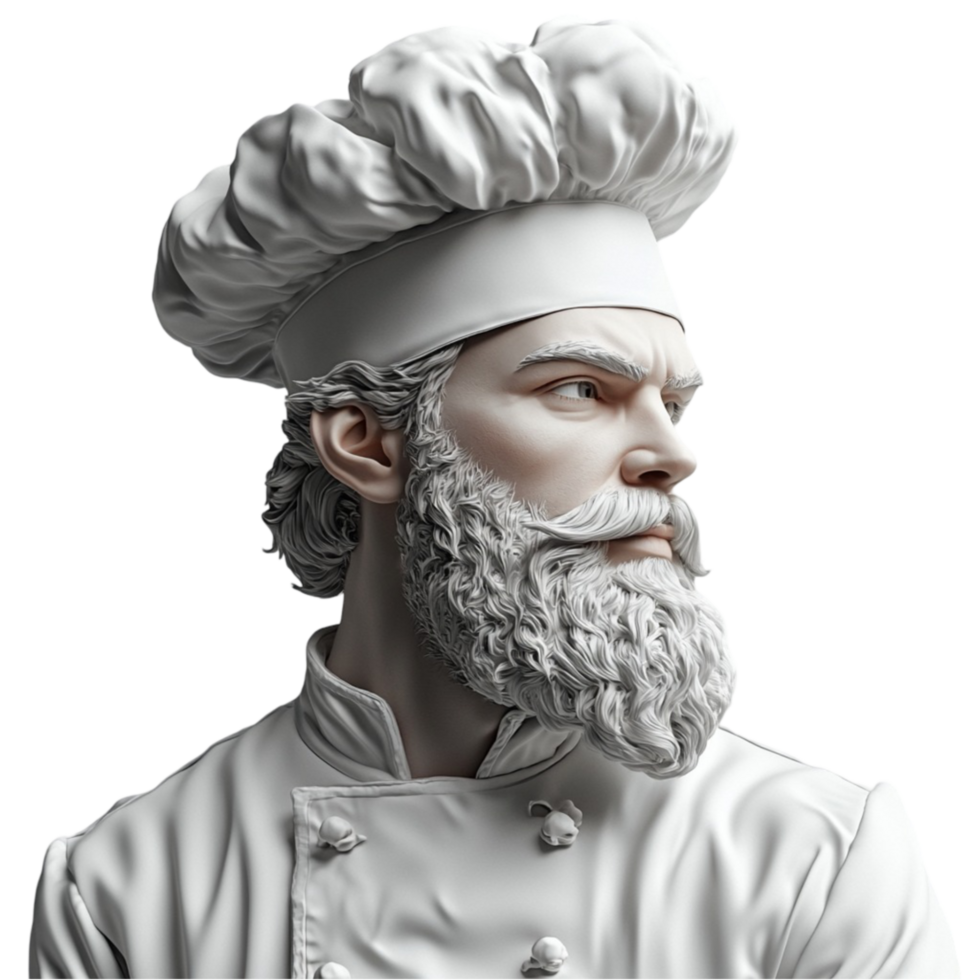 Statue of a Chef png