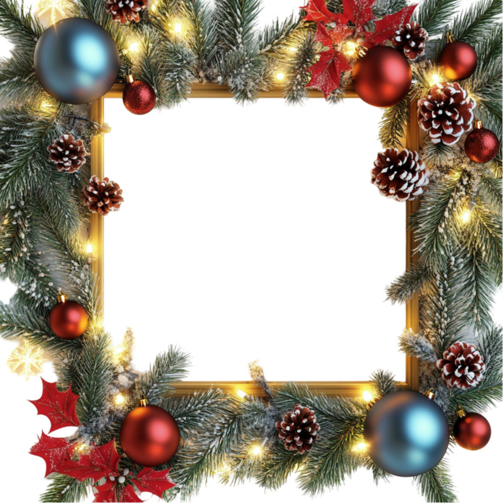 Christmas Garland Frame png