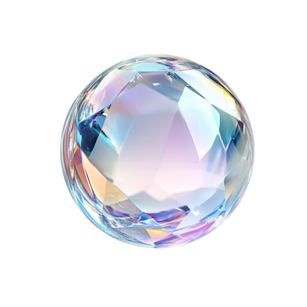 Crystal Ball with Iridescence png