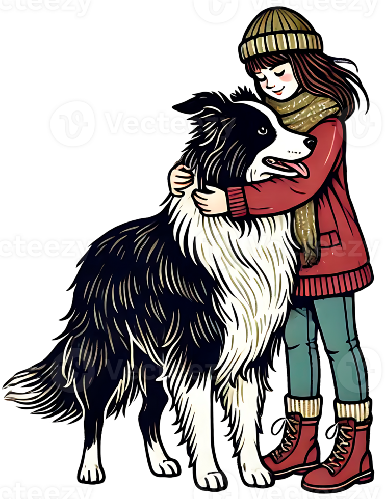 Border Collie dog png
