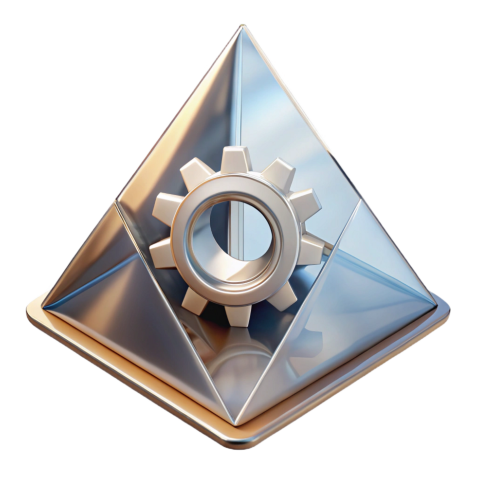 Pyramid of Gears System Optimization Efficiency png