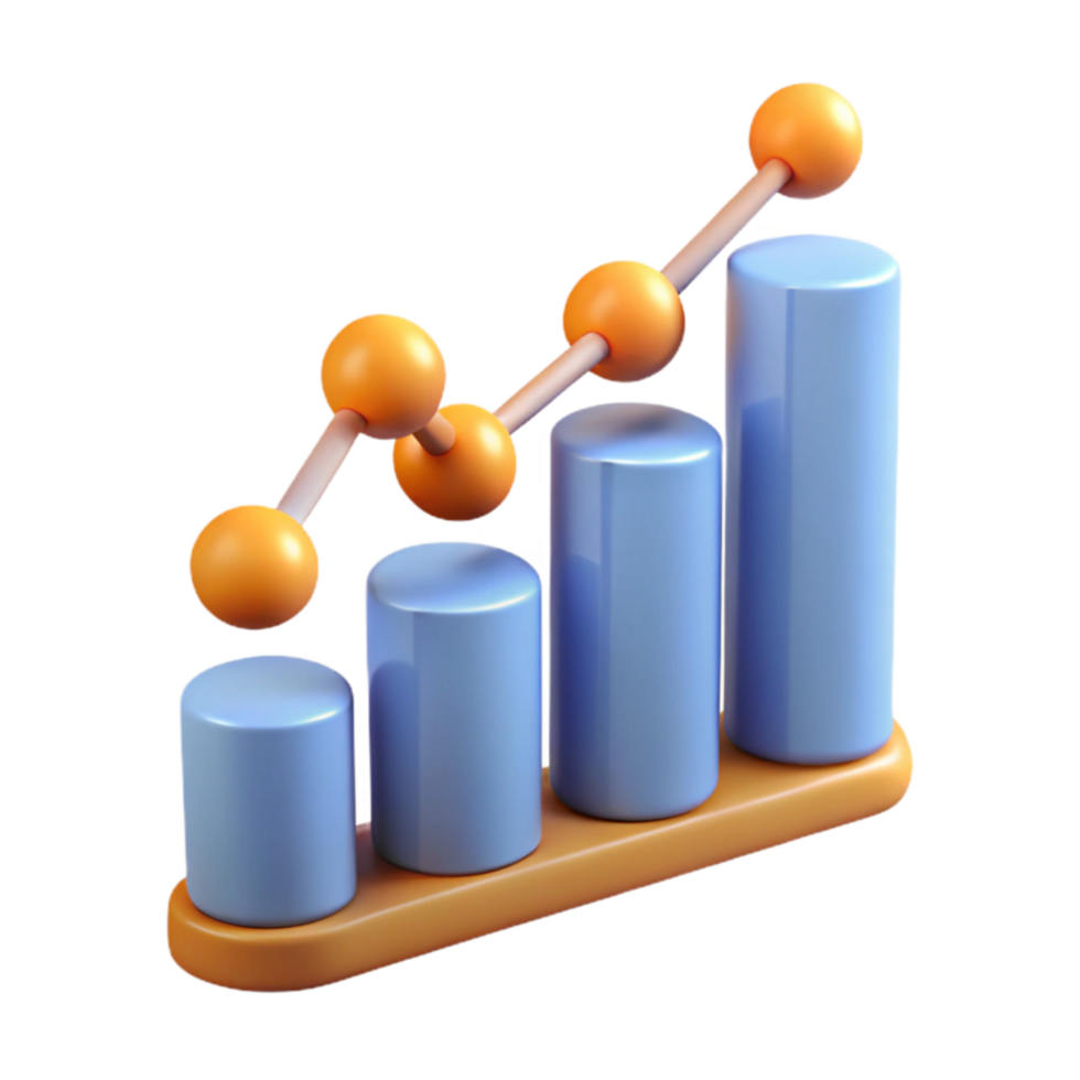 Growth Chart Upward Trend, Data Visualization, Progress, Success, Metrics, Increase, Improvement, Development, Statistics, Analytics png