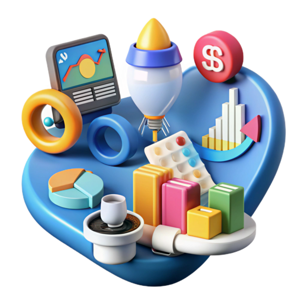Data Visualization Charts, Graphs, and Business Growth png