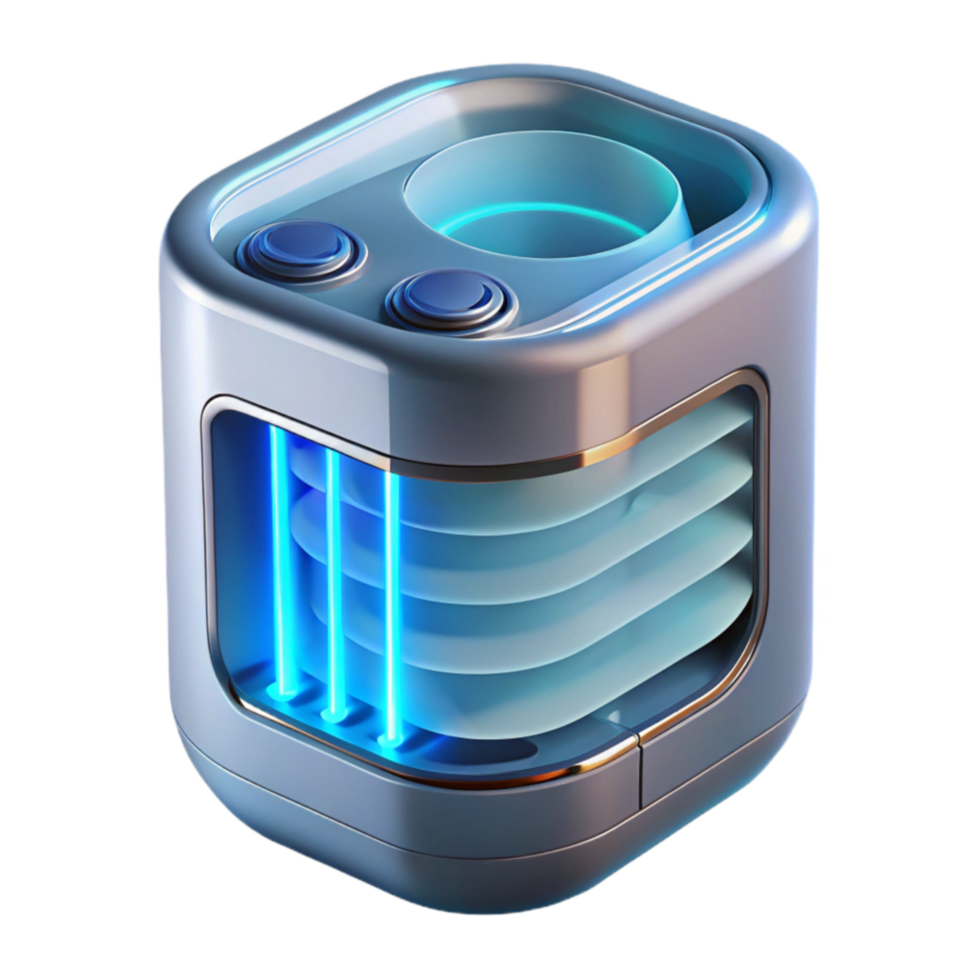 Compact Personal Air Cooler Quiet, Efficient Cooling System png