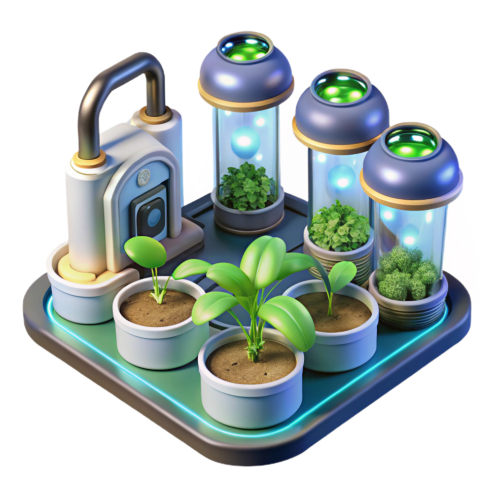 Future of Farming Automated Vertical Hydroponic System png