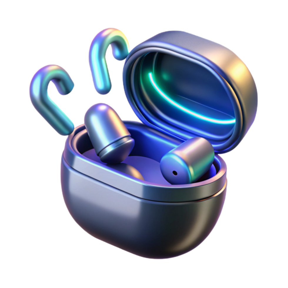 Wireless Earbuds with Charging Case Ergonomic Design, Immersive Audio png