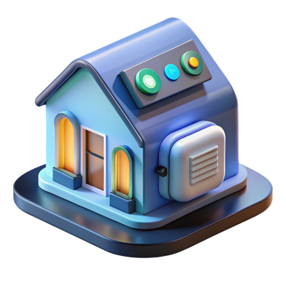 Smart Home Automation Control System, Energy Efficiency, and Home Security png
