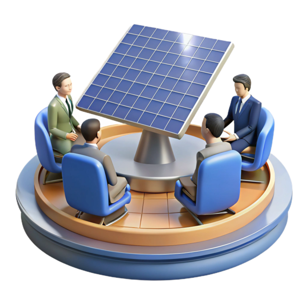 Solar Energy Investment Strategy Meeting png