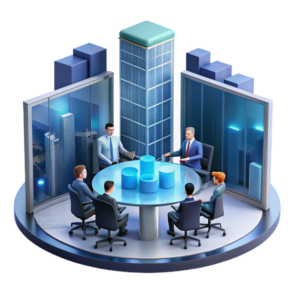 Corporate Business Meeting Strategy, Growth, and Data Analysis png