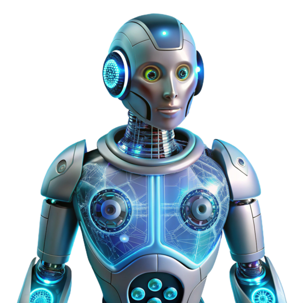 Advanced Humanoid Robot Design, AI, and Future Applications png
