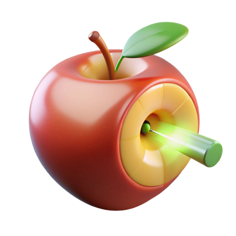 Laser Core Fruit Analysis with Innovative Technology png