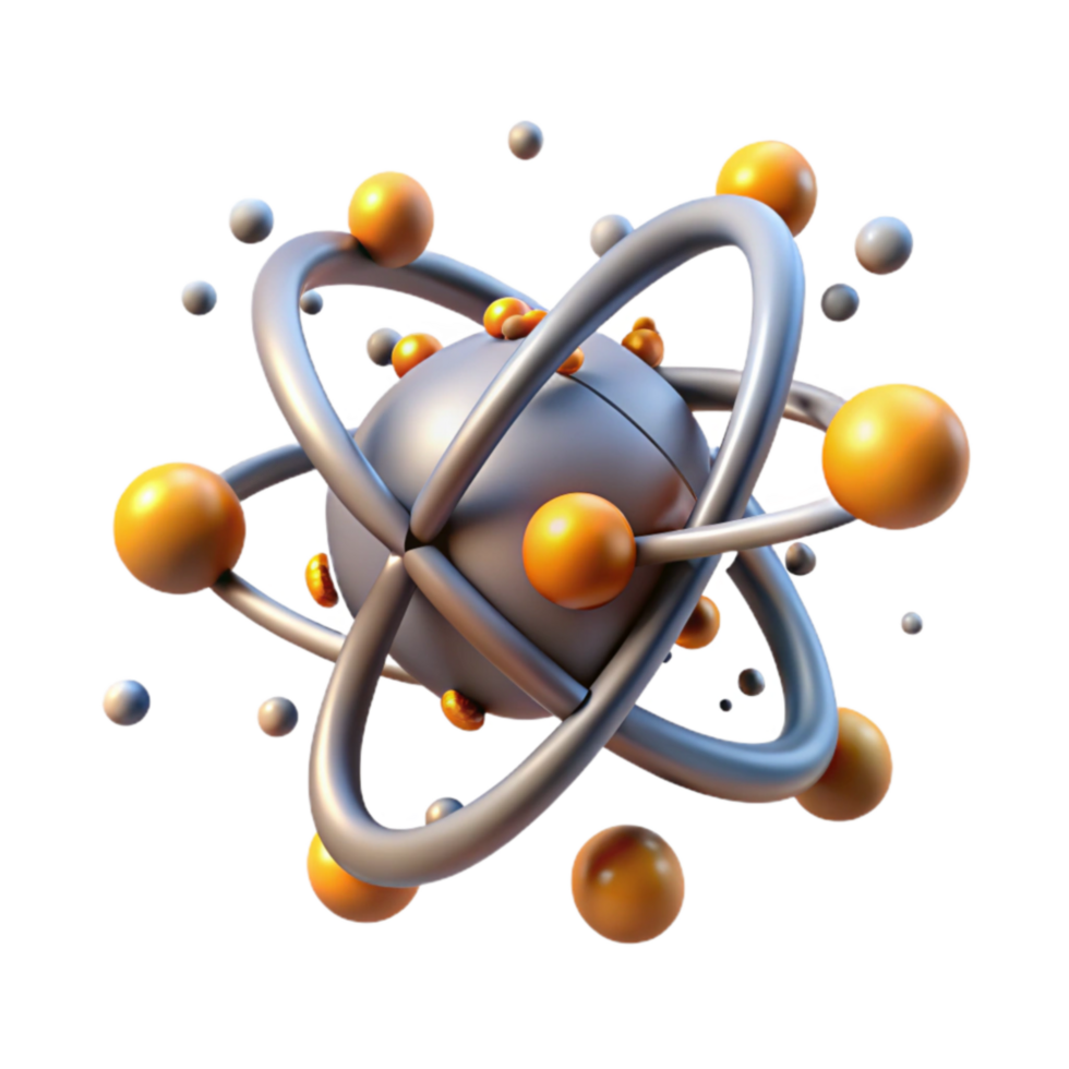 Atomic Structure Exploring Subatomic Particles and Orbits png