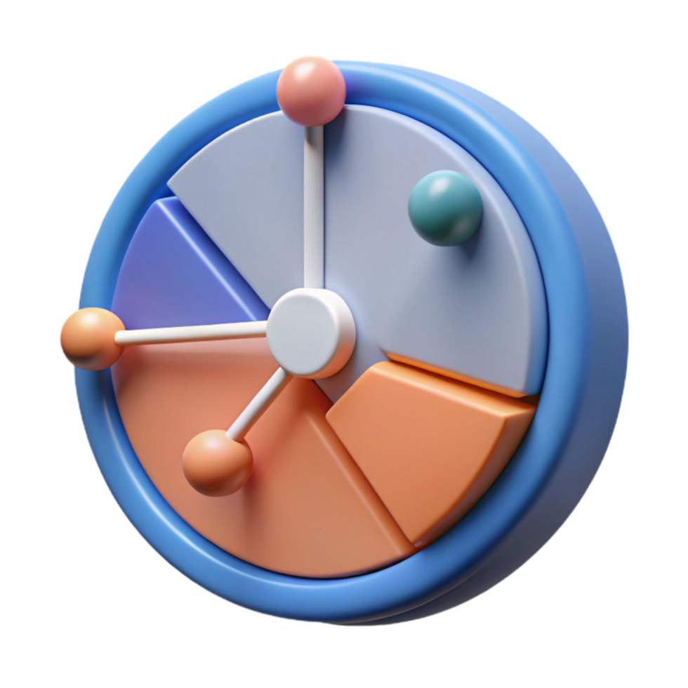 3D Pie Chart Data Visualization Analysis png