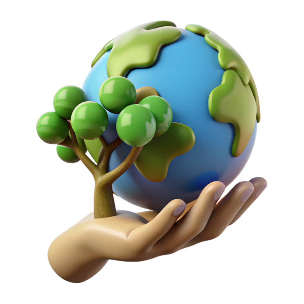 Protecting Our Planet A Hand in Global Conservation png