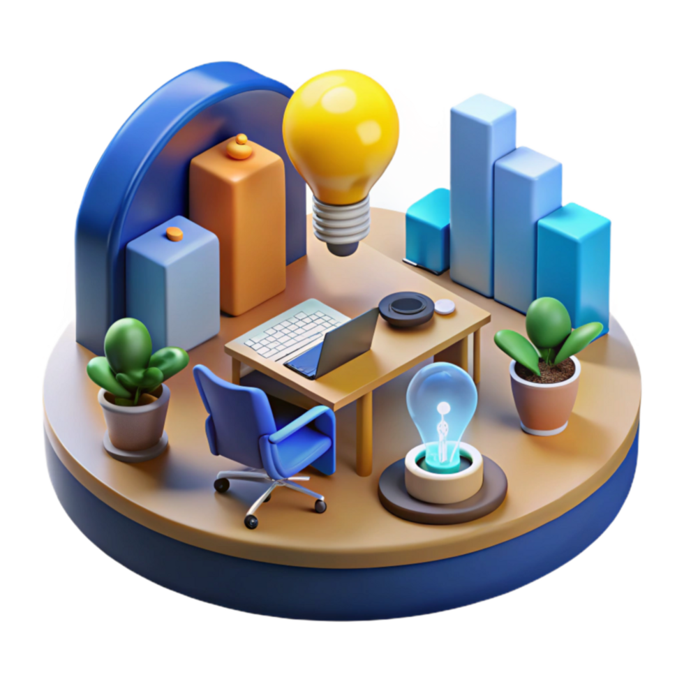 Idea Generation Business Growth Innovative Solutions for Workplace Productivity png