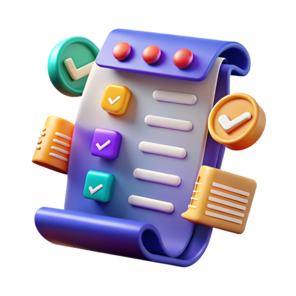 Checklist App Digital Task Management Productivity png
