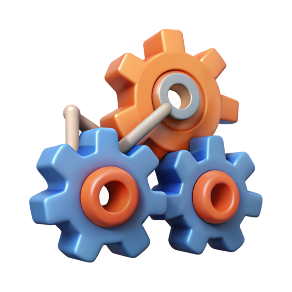 Interlocking Gears A System of Efficient Teamwork png