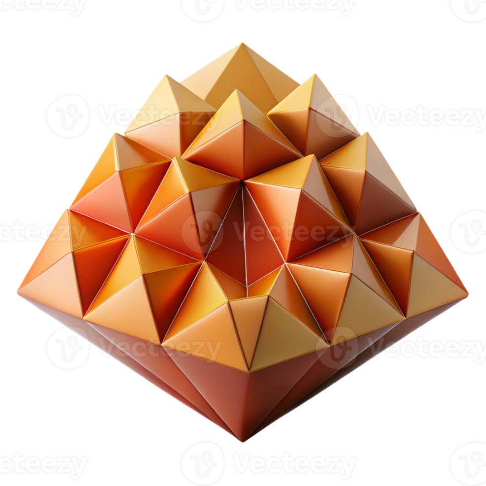 3D Abstract Geometric Pattern Background png