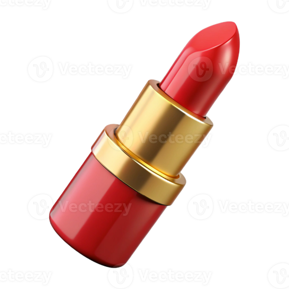 Red Lipstick 3D Render png