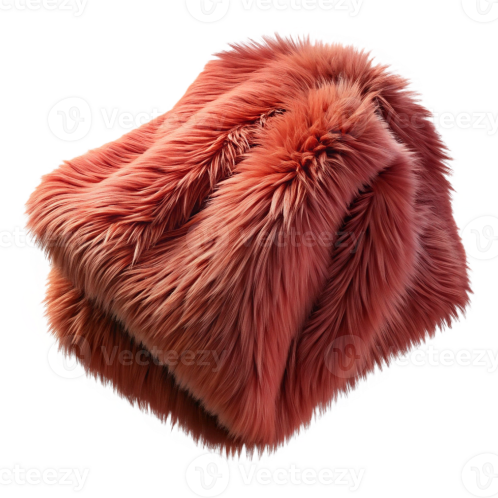 Red Fur Texture Background png