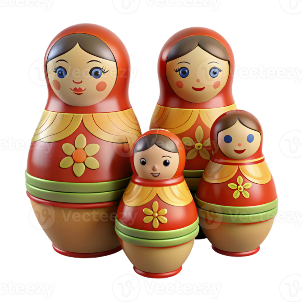 Russian Nesting Dolls A Colorful Tradition png