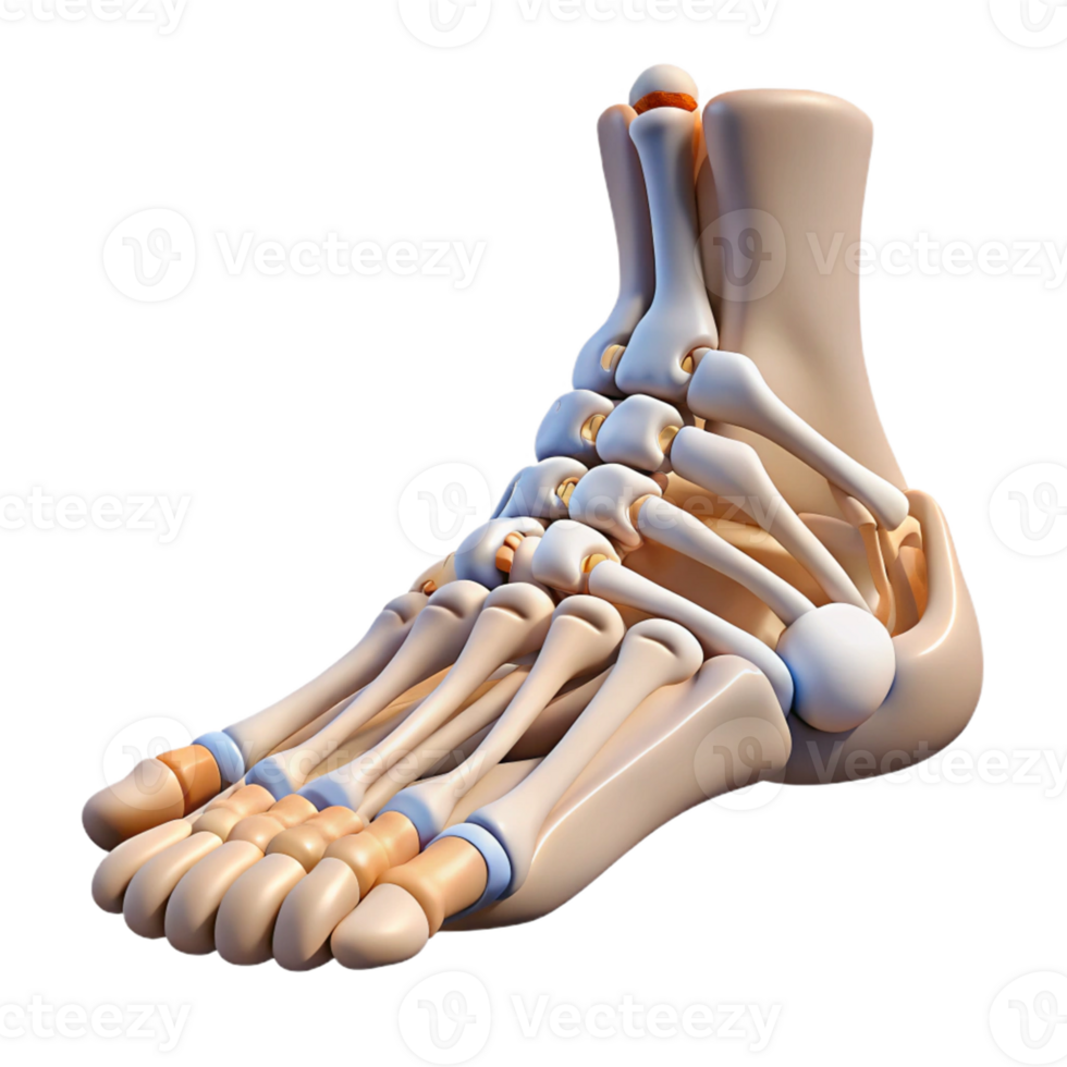 Human Foot Anatomy Bones and Joints png