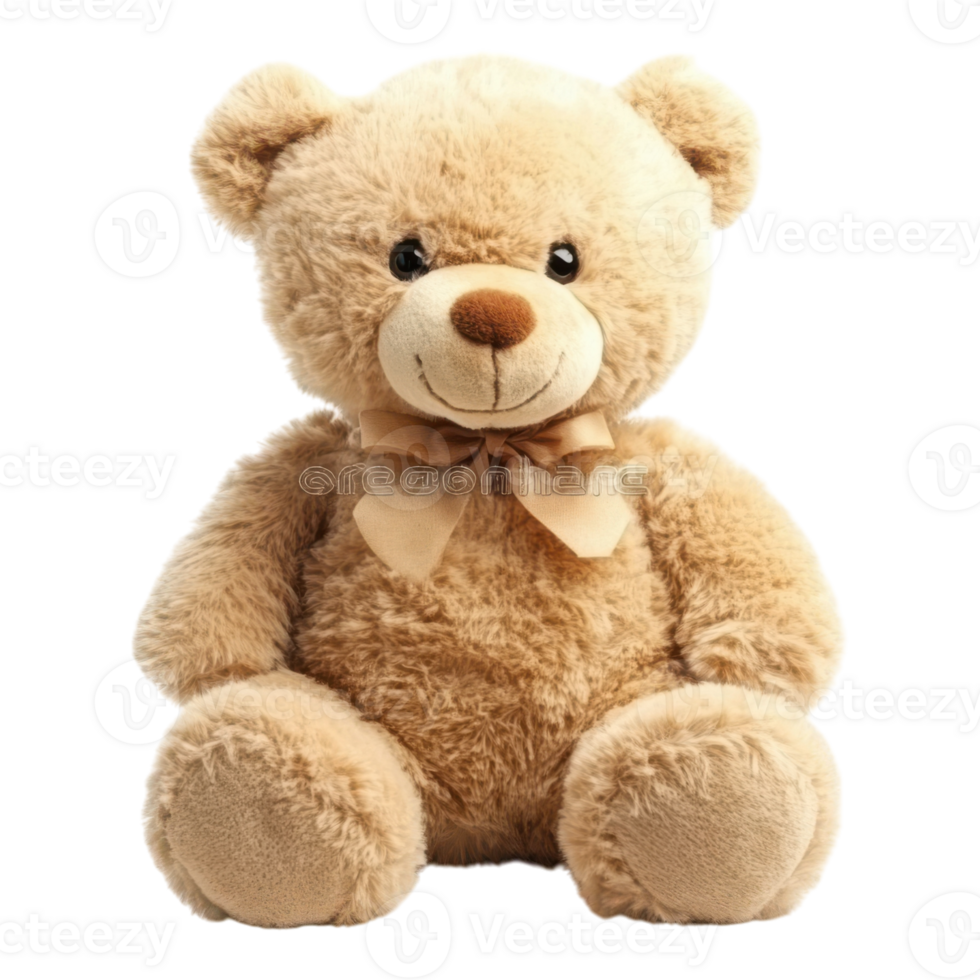 adorable nounours ours sur blanc Contexte sur transparent Contexte. png