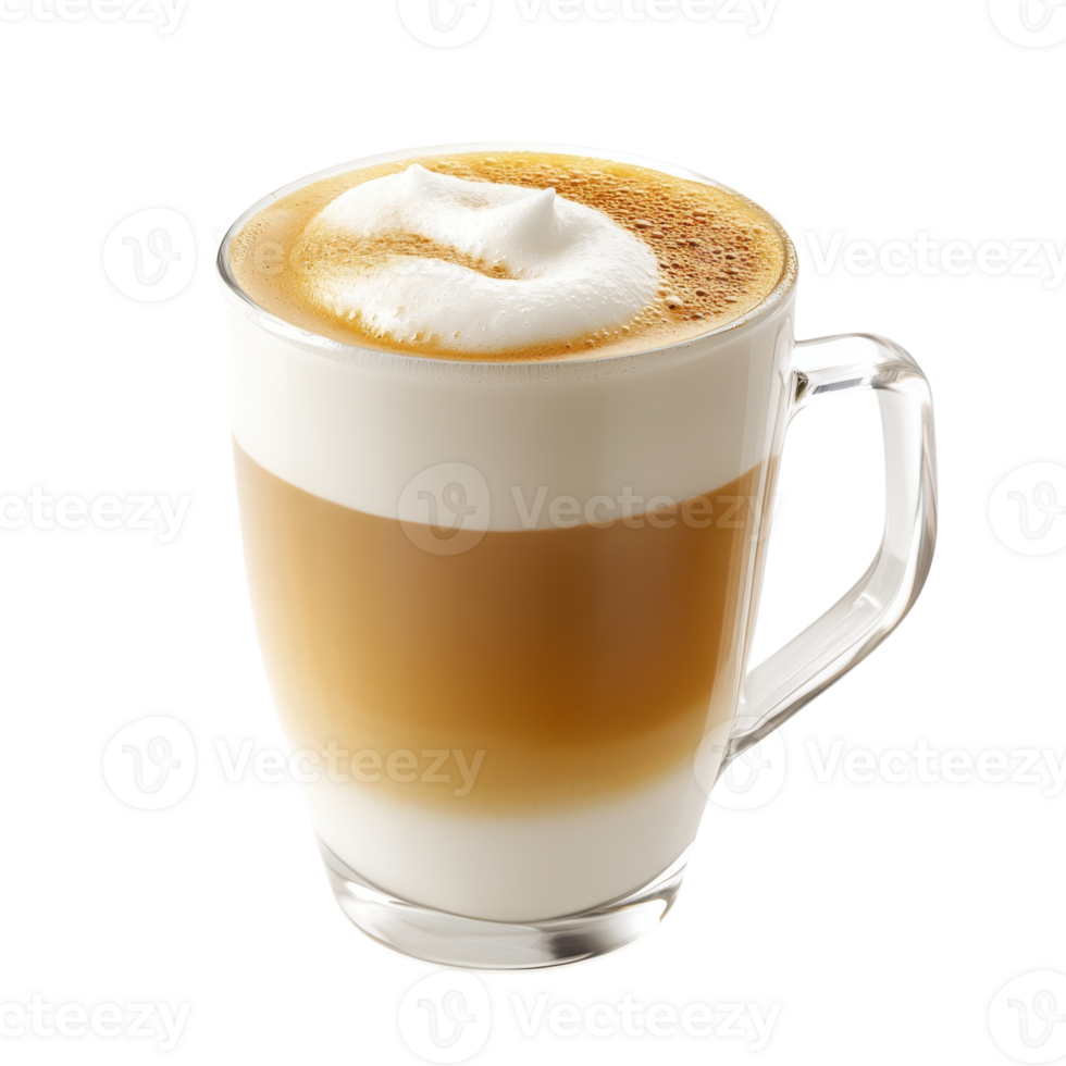 Cappuccino Coffee Drink on transparent background. png