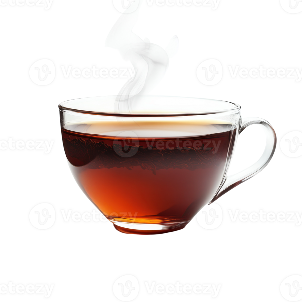 Steam Rising from Teacup A Perfect Brew on transparent background. png