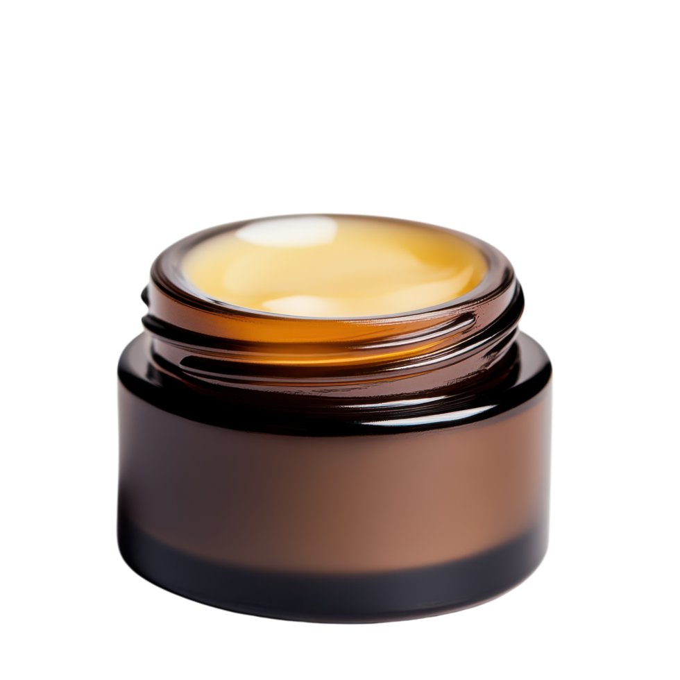 Nourishing Face Cream Jar on transparent background. png