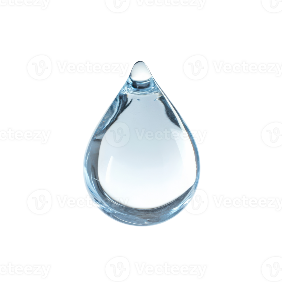 Water Droplet Reflection Macro Photography on transparent background. png