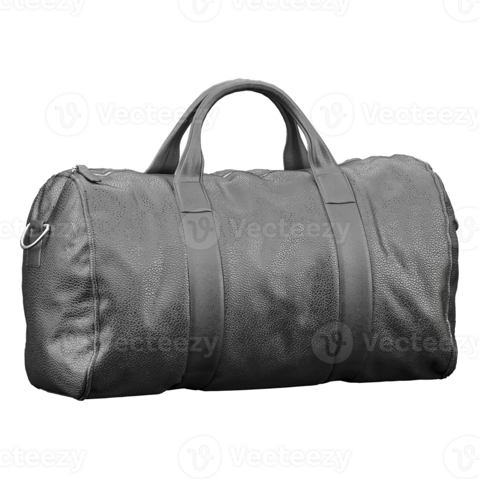 3D rendering of Travel Bag isolated on transparent canvas png