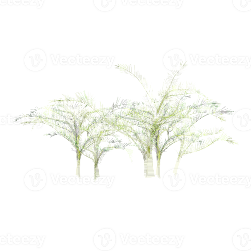 3d Rendering Of wild grass on Transparent Canvas png